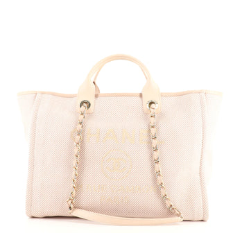 Chanel Deauville Tote Mixed Fibers Medium