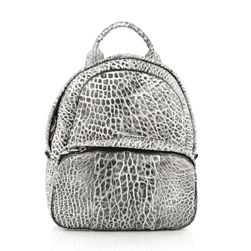 Alexander Wang Dumbo Backpack Pebbled Leather white