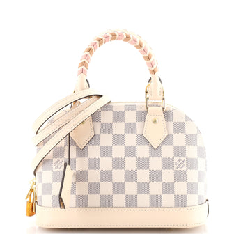 Louis Vuitton Alma Handbag Damier with Braided Detail BB