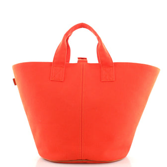Hermes Panier De Plage Handbag Toile PM