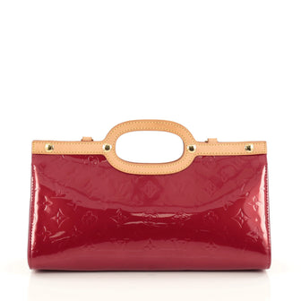 Louis Vuitton Roxbury Drive Handbag Monogram Vernis red