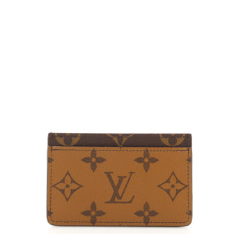 Louis Vuitton Card Holder Reverse Monogram Canvas