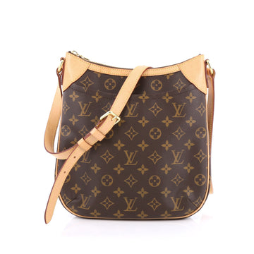 Louis Vuitton Odeon Handbag Monogram Canvas PM brown