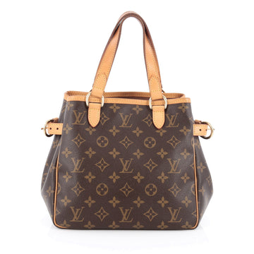 Louis Vuitton Batignolles Handbag Monogram Canvas Brown