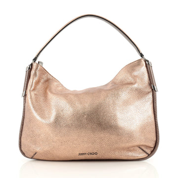 Jimmy Choo Zoe Hobo Leather with Snakeskin brown