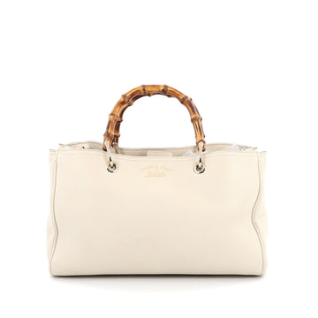 Gucci Bamboo Shopper Tote Leather Medium neutral