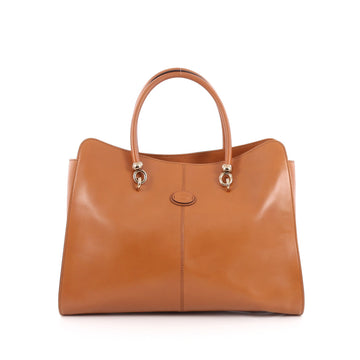 Tod's Sella Media Tote Leather Large brown