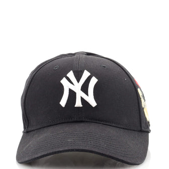 Gucci MLB Baseball Cap Canvas with Applique