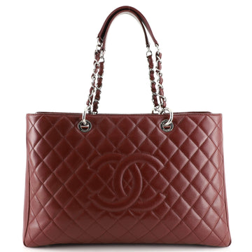 Chanel Grand Shopping Tote Quilted Caviar XL
