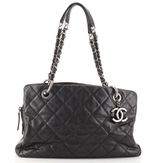 Chanel Chic Shopping Tote Quilted Caviar Small