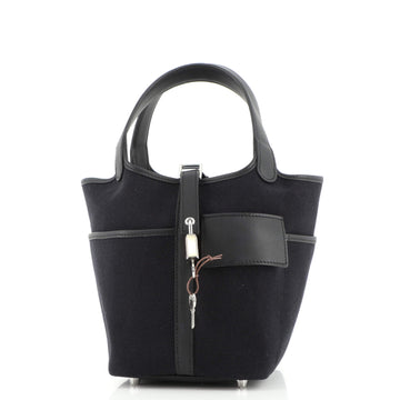 Hermes Cargo Picotin Lock Bag Canvas and Swift PM