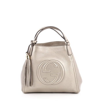 Gucci Soho Convertible Shoulder Bag Leather Small gold