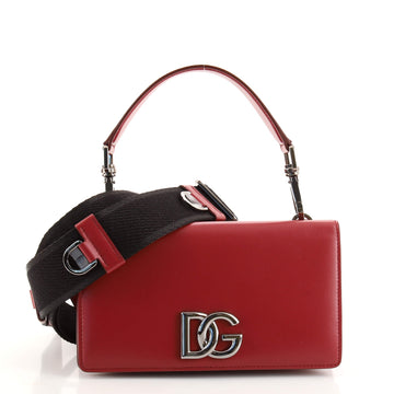 Dolce & Gabbana DG Top Handle Crossbody Bag Leather Mini