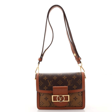 Louis Vuitton Dauphine Shoulder Bag Reverse Monogram Canvas Mini