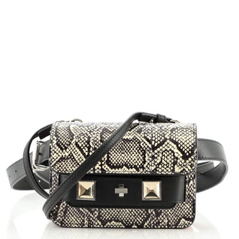 Proenza Schouler PS11 Belt Bag Python Embossed Leather Micro