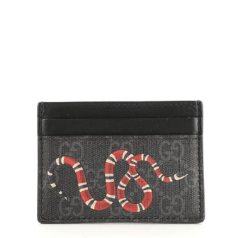Gucci Card Holder Printed GG Coated Canvas