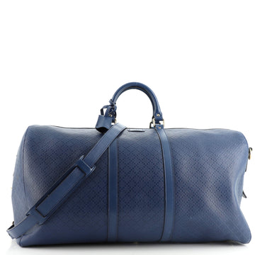 Gucci Bright Carry On Duffle Bag Diamante Leather Large