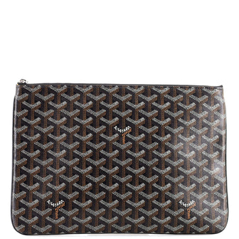 Goyard Senat Zip Pouch Coated Canvas MM