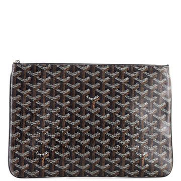 Goyard Senat Zip Pouch Coated Canvas MM