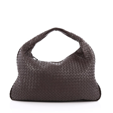 Bottega Veneta Veneta Hobo Intrecciato Nappa Large brown
