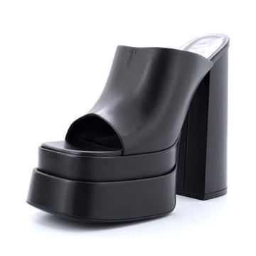 Versace Women's Platform Slide Mules Leather