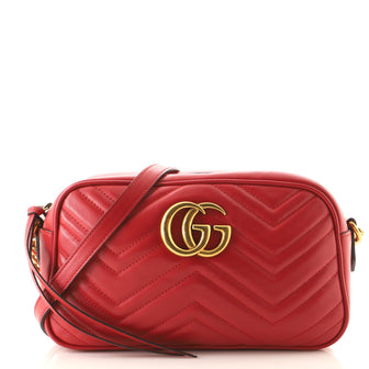 Gucci GG Marmont Shoulder Bag Matelasse Leather Small