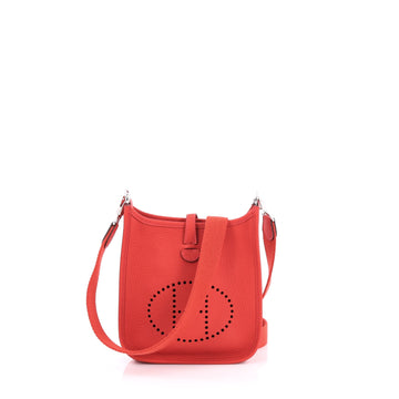 Hermes Evelyne Crossbody Gen III Clemence TPM red