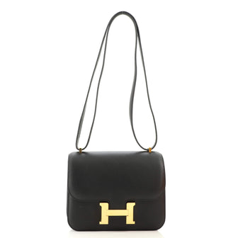Hermès Swift Constance 18 - Black Crossbody Bags, Handbags
