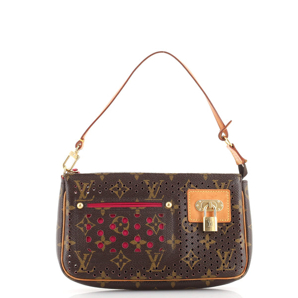 Louis Vuitton Monogram Perforated Pochette Accessories - Brown Clutches,  Handbags - LOU738764