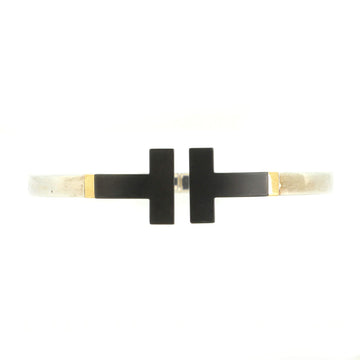Tiffany & Co. T Square Bracelet Sterling Silver with 18K Yellow Gold and Ceramic