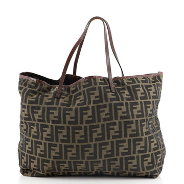 Fendi Roll Tote Zucca Canvas Medium