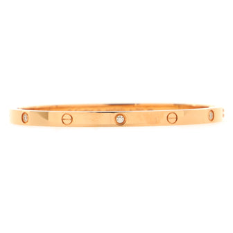 Cartier Love 6 Diamond Bracelet 18K Yellow Gold and Diamonds Small
