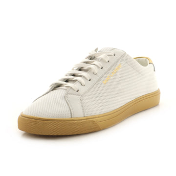 Saint Laurent Women's Andy Sneakers Perforated Leather