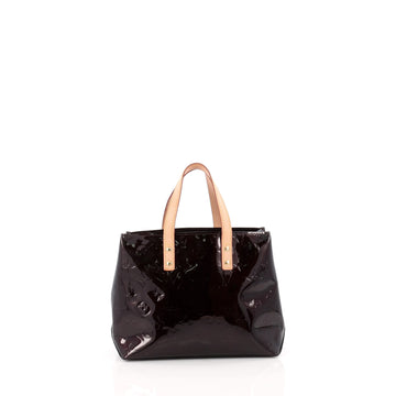 Louis Vuitton Reade Handbag Monogram Vernis PM purple
