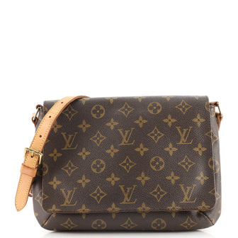 Louis Vuitton Musette Tango Handbag Monogram Canvas