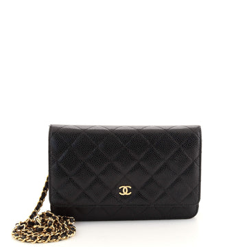 Chanel Wallet on Chain Quilted Caviar