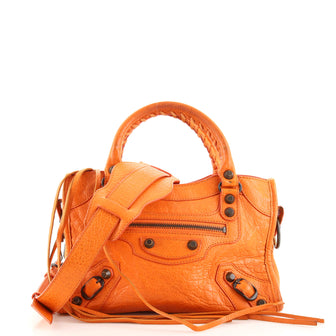 Balenciaga City Classic Studs Bag Leather Mini