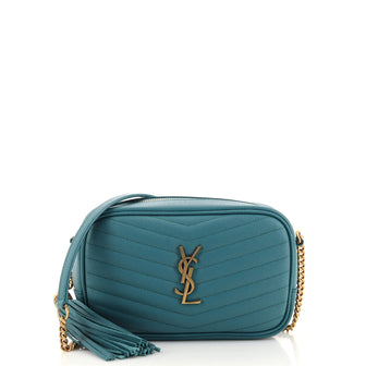 Saint Laurent Lou Camera Bag Matelasse Chevron Leather Mini