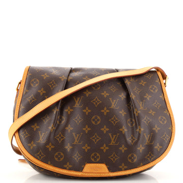 Louis Vuitton Menilmontant Handbag Monogram Canvas MM
