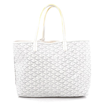 Goyard St. Louis Tote Coated Canvas PM white