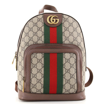 Gucci Ophidia Backpack GG Coated Canvas Small