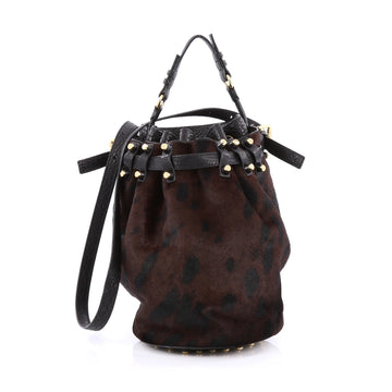Alexander Wang Diego Bucket Bag Calf Hair Large
