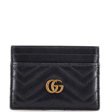 Gucci GG Marmont Card Holder Matelasse Leather