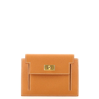 Hermes Kelly Pocket Compact Wallet Epsom
