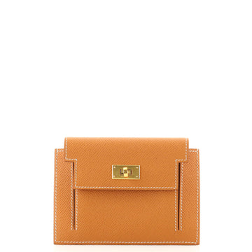 Hermes Kelly Pocket Compact Wallet Epsom
