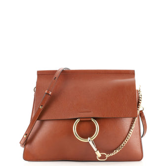 Chloe Faye Shoulder Bag Leather Medium