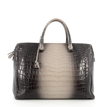 Bottega Veneta Flannel Handbag Cocco Glace Crocodile