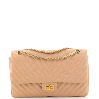 Chanel Reissue 2.55 Flap Bag Chevron Aged Calfskin 226