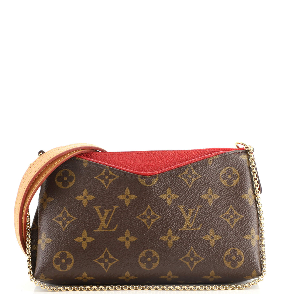 Louis Vuitton Monogram Pallas Clutch - Brown Shoulder Bags, Handbags -  LOU820565