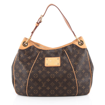 Louis Vuitton Galliera Handbag Monogram Canvas PM Brown